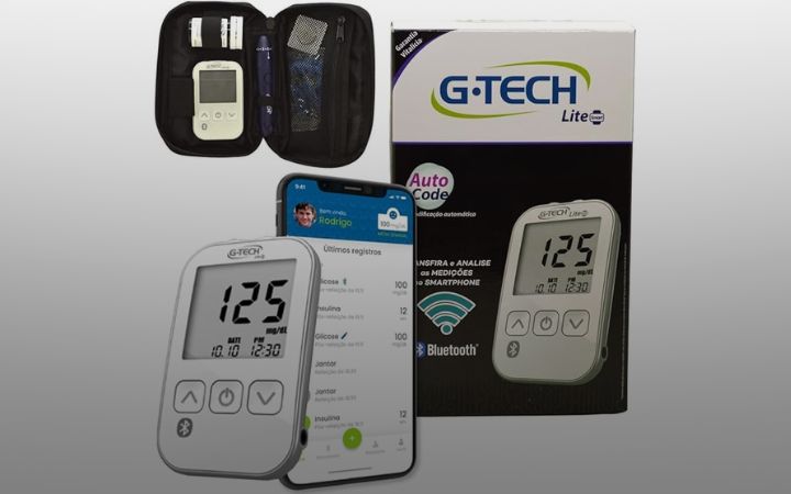 Aparelho para medir diabetes - G-Tech Free Smart